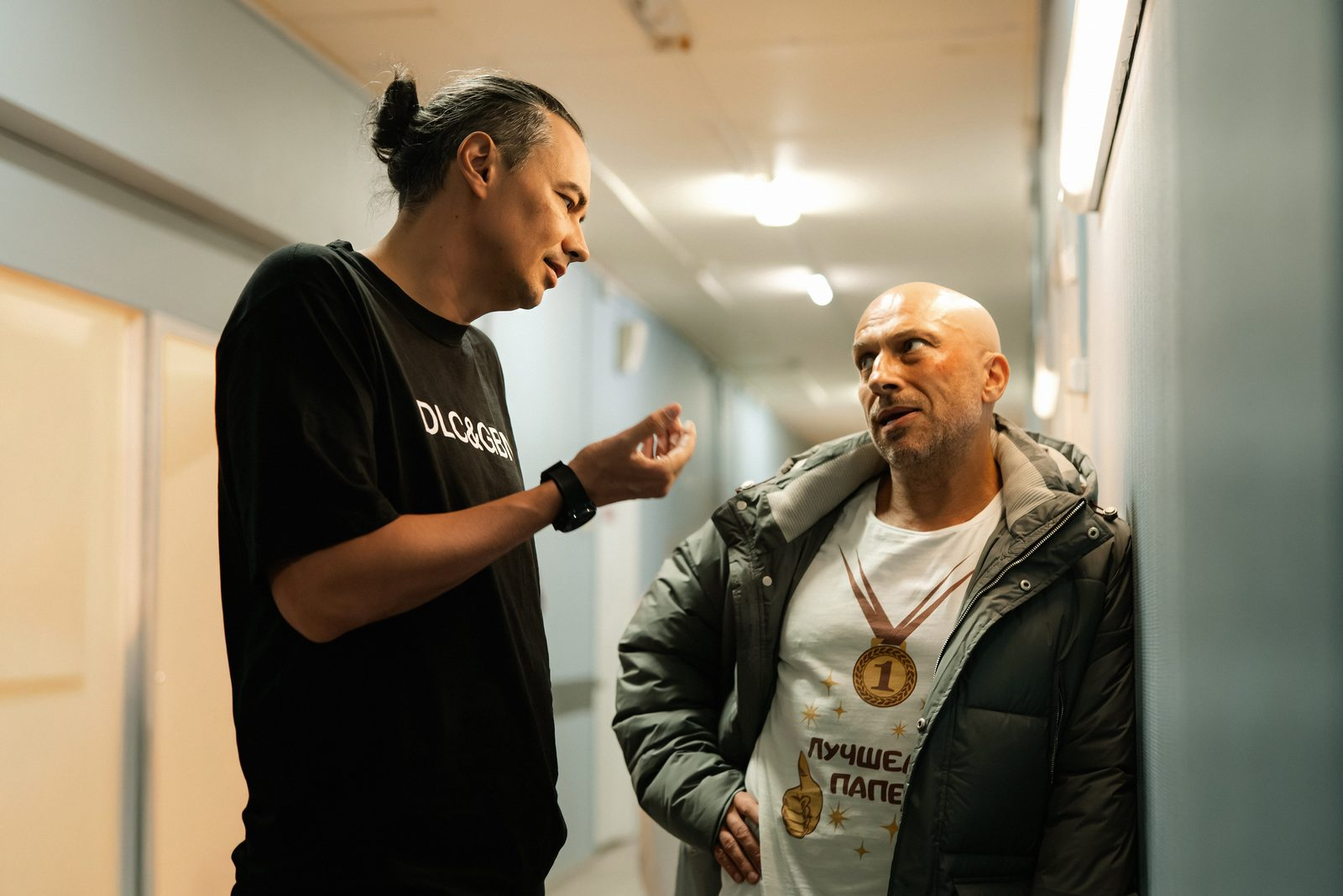 Жора Крыжовников и Дмитрий Нагиев на съемках сериала / kinopoisk.ru